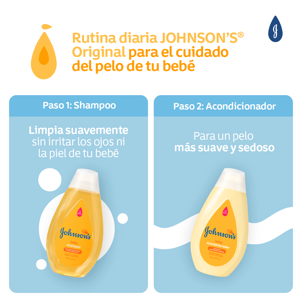 Shampoo JOHNSON'S® Original - Rutina