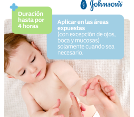 Repelente JOHNSON'S® Antimosquito - Duración