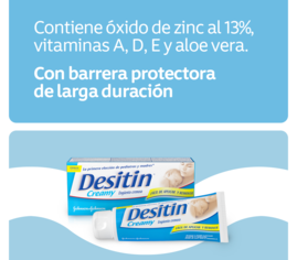 Crema para la Colita DESITIN® Creamy - Ingredientes