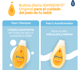 Shampoo JOHNSON'S® Original - Rutina
