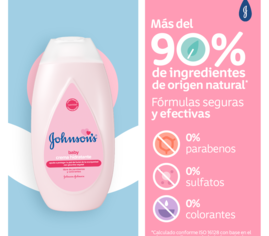 Crema Líquida JOHNSON'S® Original - Ingredientes
